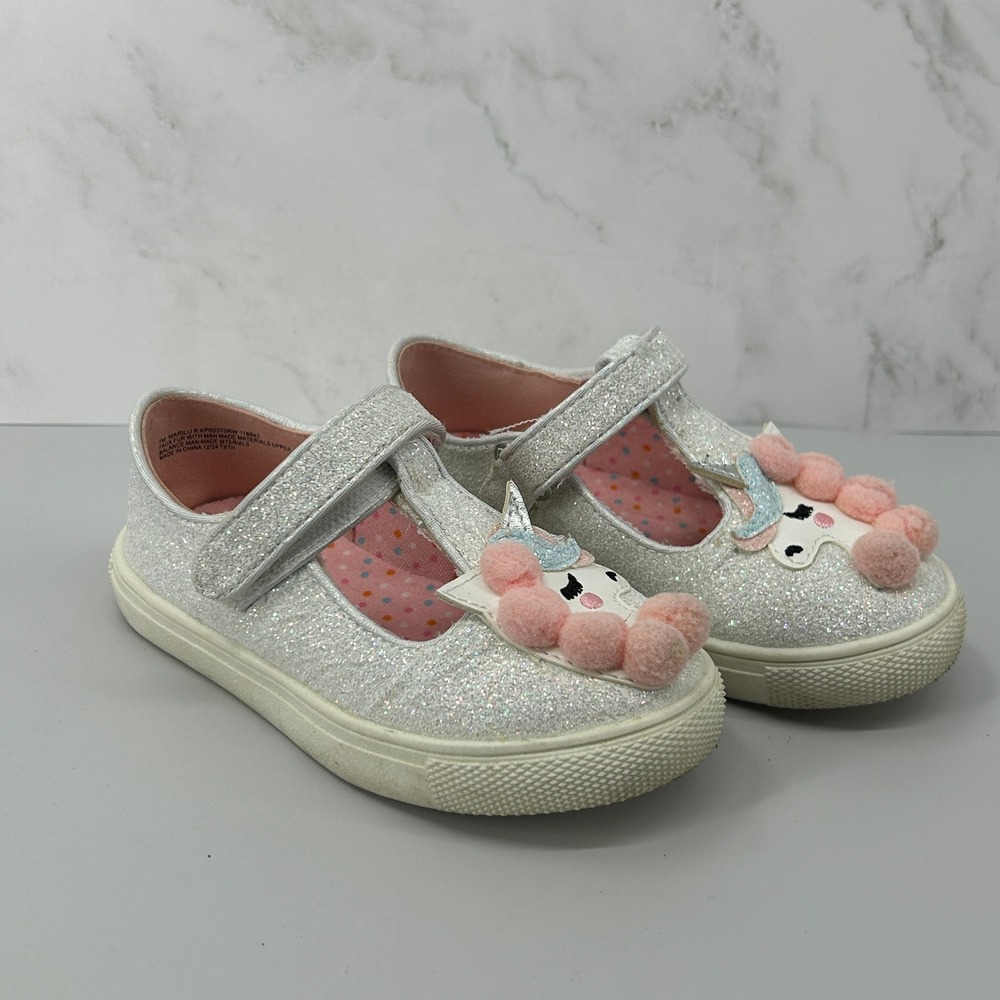 Cupcakes and Cashmere Unicorn Glitter Mary Jane‎ Sneakers Toddler 7M